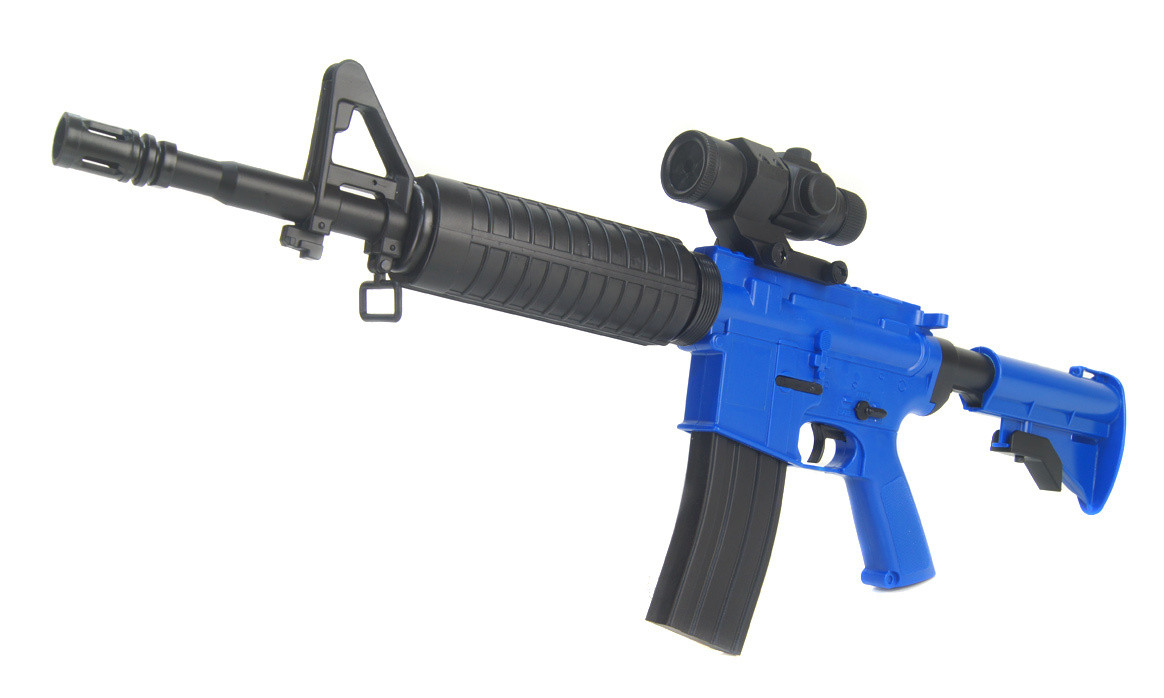 Well D 92H M16 Carbine Fully Automatic BB Gun In Blue Bbgunsuk co uk Well d 92h m16 carbine fully automatic bb gun in blue bbgunsuk co uk