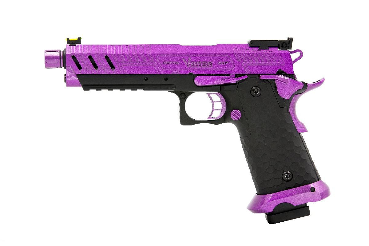 Vorsk CS Hi Capa Vengeance GBB Airsoft Pistol in Purple