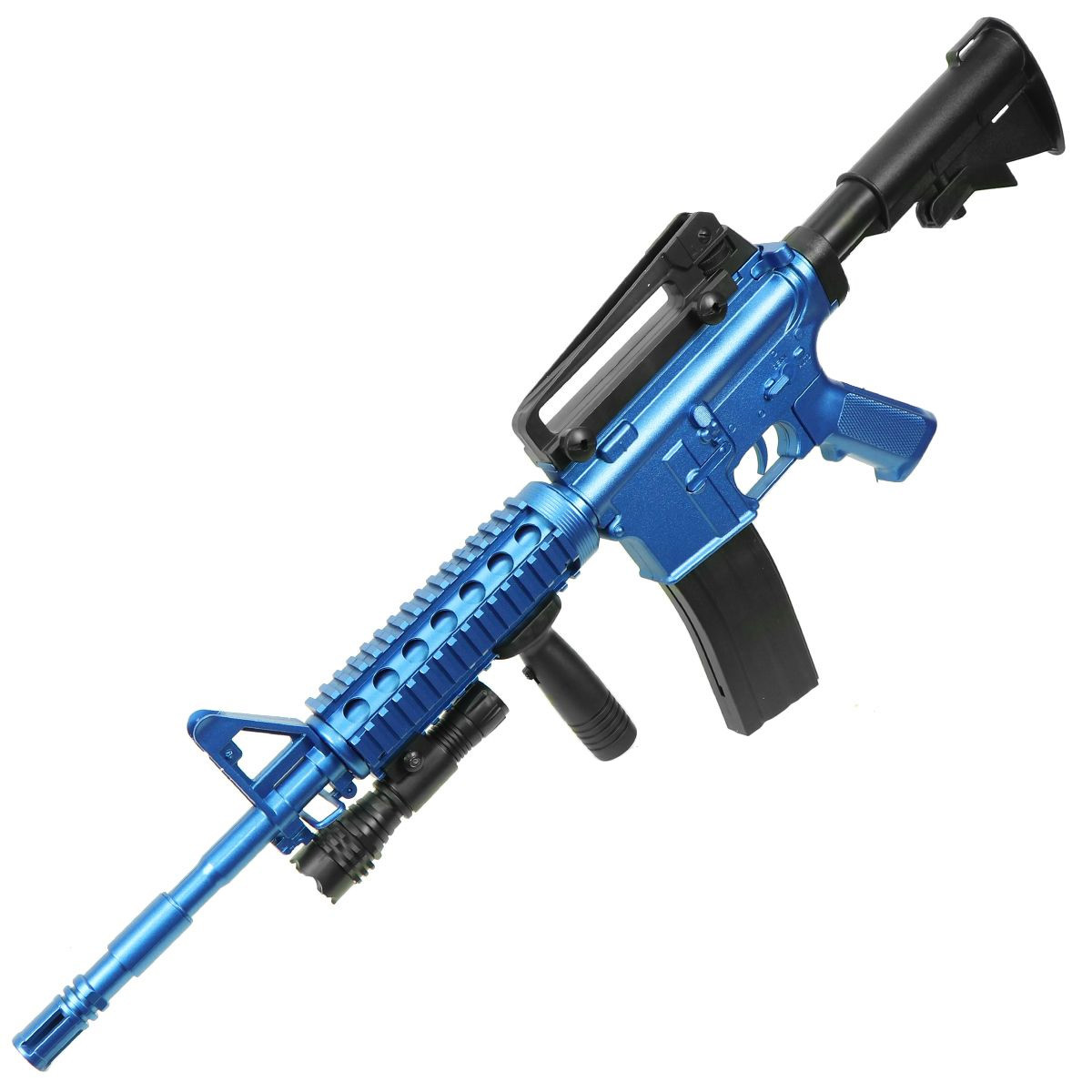 Vigor 8909A M4 RIS Rail Spring BB Rifle in Blue - bbgunsuk.co.uk