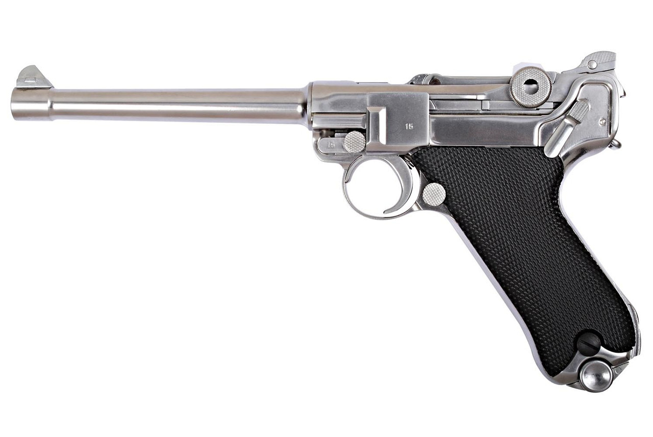 WE P005 P08 Luger Gas Blow Back Pistol 6
