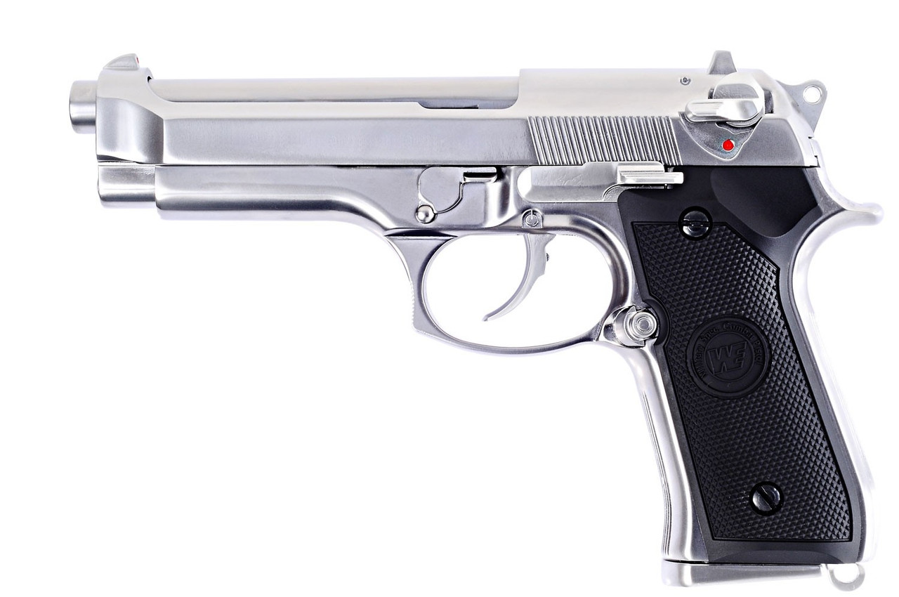 WE-M002-M925 M92 Gas Blow Back Pistol (Chrome)