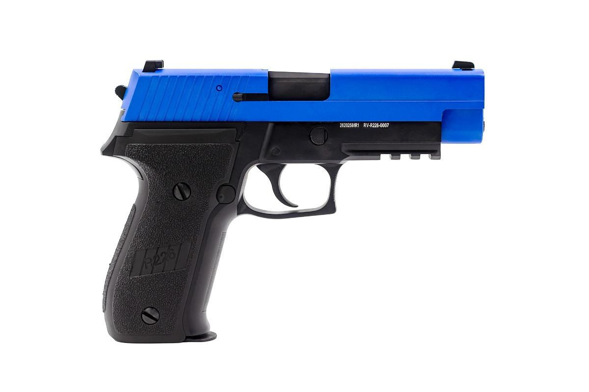 Raven R226 Gas Blowback pistol with Rail in Blue - bbgunsuk.co.uk