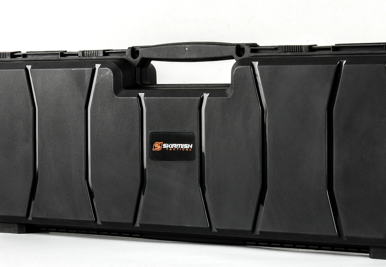 Skirmish Tactical Hard Airsoft Rifle Case with Wave Foam in Black