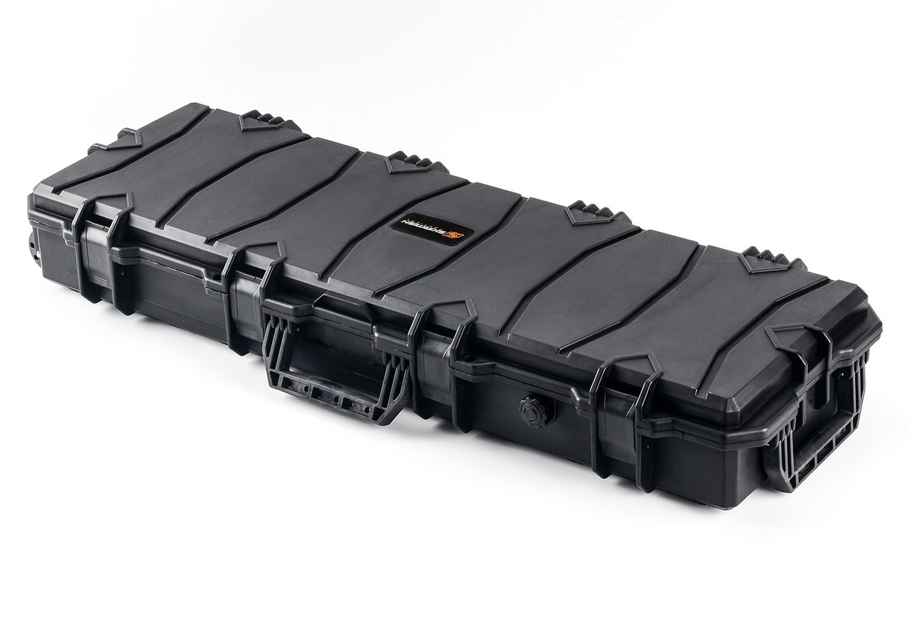 Skirmish Tactical PRO Large Airsoft Hard Case in Black With Wave Foam