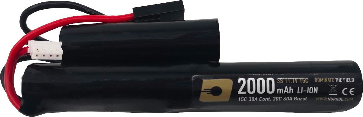 Lot De 3 Batteries Li-Po 2000mAh 11,1V 3S - Pour Airsoft, Modélisme - Connecteur Tamiya - Neuf
