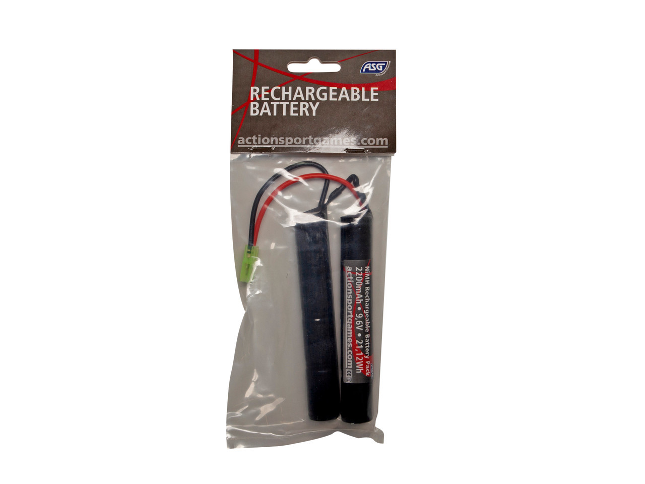 Batería AA 9.6V 2800mAh Para Coches RC | 2 Unidades Con Cable USB | Enchufe Tiangong | Alta Capacidad Ni-MH