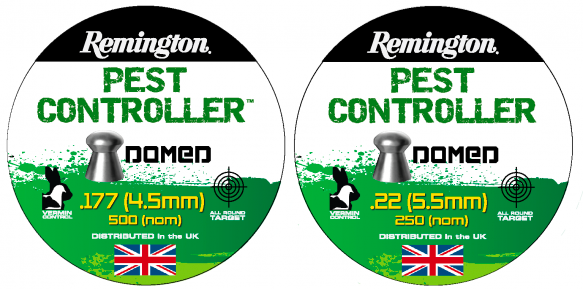 Remington Pest control.22 Domed 5.5mm Air Rifle Pellets, 250 pieces ...