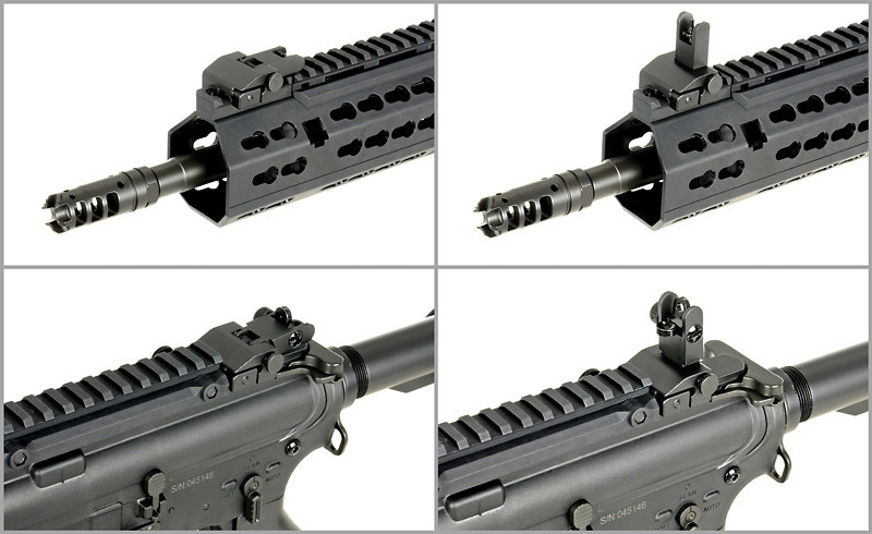 Cyma CM619 - AR15 Rifle Keymod Fatboy Rail in Black - bbgunsuk.co.uk