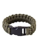 Kombat Expandable Paracord Bracelet with whistle in sand