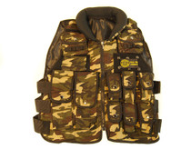 Well Fire Combat Tactical Vest with button pockets in dpm camo