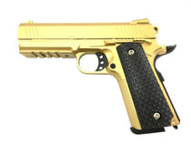 Galaxy G25 K Warrior Full Scale Metal pistol With Rail Gold Galaxy G25 K Warrior Full Scale Metal pistol With Rail Gold