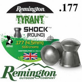 Remington 500 Air Gun Pellets Tyrant Shock Round .177 (BSMKREMUKTYSH177) Remington 500 Air Gun Pellets Tyrant Shock Round .177 (BSMKREMUKTYSH177)