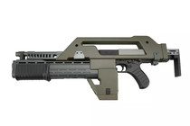 Snow Wolf M41A Pulse Rifle AEG - The Alien Gun in Olive Drab Snow Wolf M41A Pulse Rifle AEG - The Alien Gun in Olive Drab