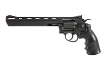 Well G296D Revolver 8" Co2 Revolver in Black