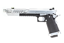 Vorsk Gas Blowback Hi Capa TITAN 7 Airsoft Pistol in Chrome 