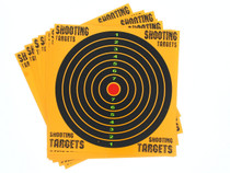 Blackviper Card Airsoft Gun Target x 10pc in Orange (6")