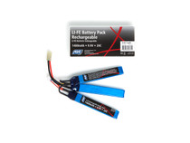 ASG Battery 9,9V Battery, 1400 mAh, LI-FE, Sticks with Tamiya Connector (18207) ASG Battery 9,9V Battery, 1400 mAh, LI-FE, Sticks with Tamiya Connector (18207)