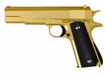 Galaxy G13 Full Metal M1911 Pistol BB Gun in Gold Galaxy G13 Full Metal M1911 Pistol BB Gun in Gold