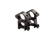 ASG High Airsoft Rifle Mount Ring 21mm Rail Size for 25mm Tube in Black
