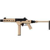 Vorsk VMP-2SD Gas Blowback Submachine Gun with Folding Stock in Desert Tan (Semi Auto 330 fps)