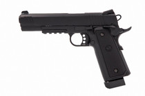 Raven Hi-Capa R14 Gas Blowback Airsoft Pistol with Rails in Black