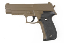 Galaxy G26 P226 Metal Spring Pistol in Desert Tan