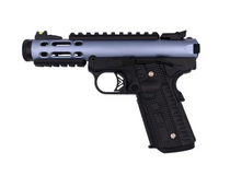WE Tech GALAXY 1911 Series Gas Blowback Pistol in Blue/Black
