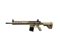 Golden Eagle 417 Full Metal AEG Airsoft Rifle with Adjustable Hop‑up in Desert Tan (E6901MT)