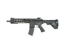 Double Bell M416 AEG Airsoft Rifle Short with Adjustable Hop‑up in Black (BY-811)