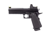 Raven Hi Capa 5.1 Gas Blowback Airsoft Pistol in Black with BDS Sight