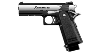 Tokyo Marui Hi-CAPA eXtreme Full Auto .45 4.3 Gas Blowback Airsoft Pistol in Silver