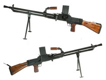 A&K Rock ZB26 AEG Support Airsoft Rifle in Black/Wood