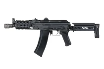 LCT Sport ZKS-74UN AEG Airsoft Rifle with Adjustable Folding Stock in Black