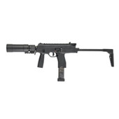 Maruyama MP-IX / MP9 DX Gas Blowback Submachine Gun with Silencer in Black