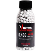 Vorsk Airsoft BB Pellets 6mm 0.43G x 500 Rounds in Bottle (White)