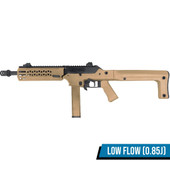 Vorsk VMP-2MCR Gas Blowback Airsoft Rifle with Fixed Stock in Desert Tan (300 FPS / 0.85 Joule Low Flow)