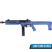 Vorsk VMP-2MCR Gas Blowback Airsoft Rifle with Fixed Stock in Dual Tone Blue (300 FPS / 0.85 Joule Low Flow)