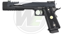 WE Tech Dragon 7.0 Type-B Government Model Gas Blowback Airsoft Pistol in Black