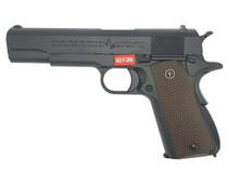 Cybergun Colt M1911A1 Licensed Gas Blowback Airsoft Pistol in Black