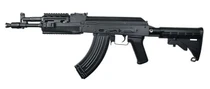 LCT Airsoft - TK104 NV AEG Airsoft Rifle with Sliding Stock in Black