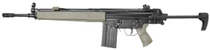 LCT Airsoft G3A4-W AEG Rifle with Sliding Stock in Olive Green