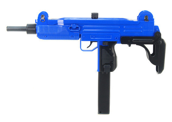 Well D91 Electric UZI Airsoft BB Gun in blue