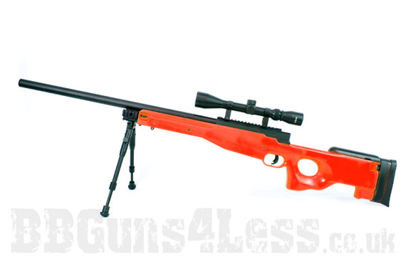 Well MB01 Warrior Mk3 L96 replica Sniper rifle in orange
