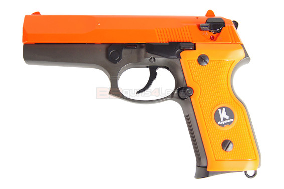 HFC HG160 UC M9 Metal Gas Gun airsoft pistol in orange