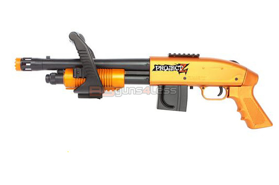 Project Z Chainsaw Airsoft Shotgun spring powered