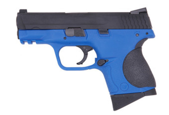 WE 3.8MP Little Bird GBB Pistol In Blue (2x Mag Version) (WE-BB-002-BL)