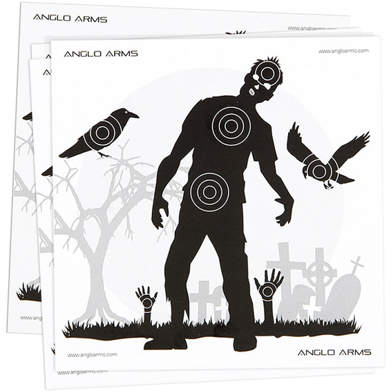 Anglo Arms Paper Zombie Targets 50pc x 14cm