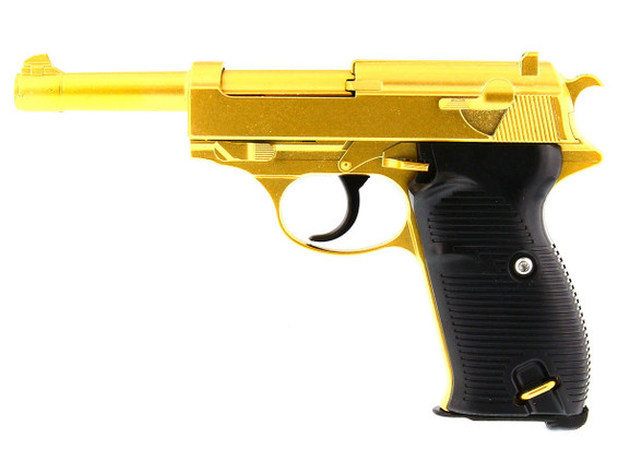 Galaxy G21 Full Metal Walther P38 in Gold