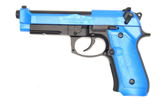 HFC HG-190 Gas Powered Co2 BB Gun Pistol in blue HFC HG-190 Gas Powered Co2 BB Gun Pistol in blue