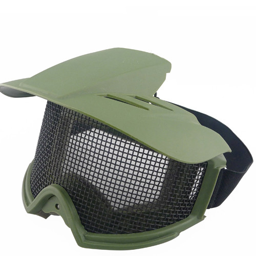 BV Tactical Desert Locust Mesh Goggles Include Sunshade (Olive Drab)